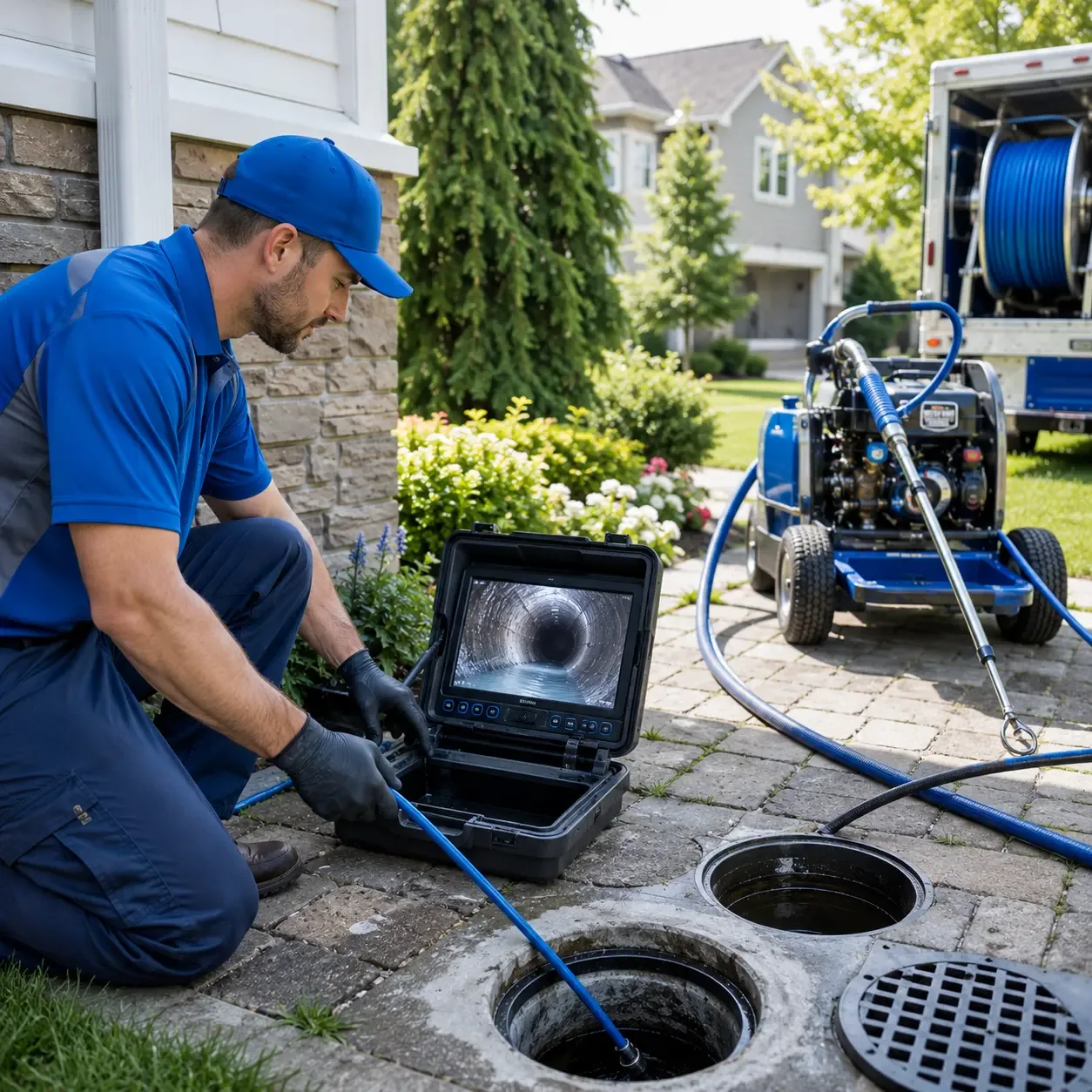 Outdoor drain cleaning professionals serving Wayne, OK